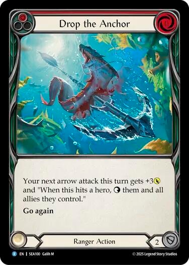 Drop the Anchor () #SEA100 Rare High Seas Flesh and Blood TCG: 2025