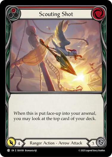 Scouting Shot () #SEA109 Common (Lightly Played) High Seas Flesh and Blood TCG: 2025