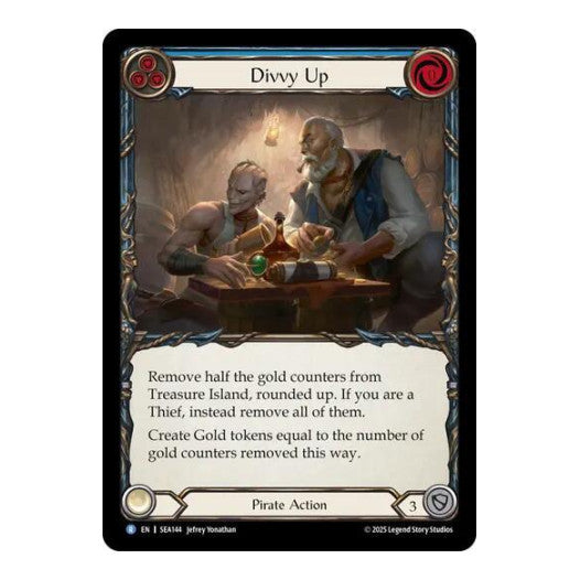 Divvy Up () #SEA144 Rare High Seas Flesh and Blood TCG: 2025