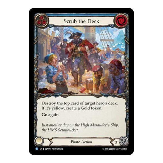 Scrub the Deck () #SEA147 Rare High Seas Flesh and Blood TCG: 2025