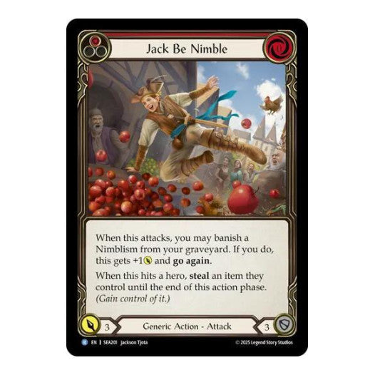 Jack Be Nimble () #SEA201 Rare High Seas Flesh and Blood TCG: 2025