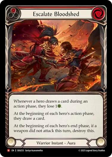 Escalate Bloodshed () #SEA253 Majestic High Seas Flesh and Blood TCG: 2025