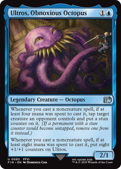 Ultros Obnoxious Octopus (FIN) #83 Uncommon FINAL FANTASY Magic: The Gathering: 2025