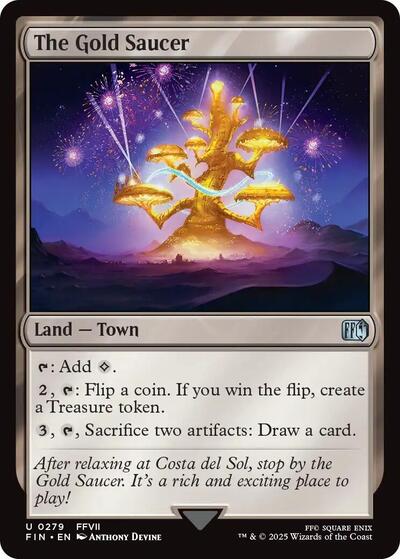 The Gold Saucer (FIN) #279 Uncommon FINAL FANTASY Magic: The Gathering: 2025
