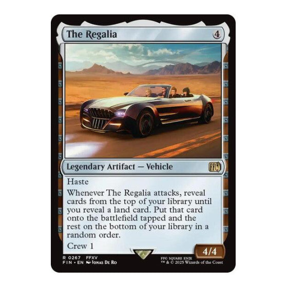 The Regalia (FIN) #267 Rare (Lightly Played) FINAL FANTASY Magic: The Gathering: 2025