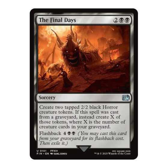 The Final Days (FIN) #101 Uncommon FINAL FANTASY Magic: The Gathering: 2025