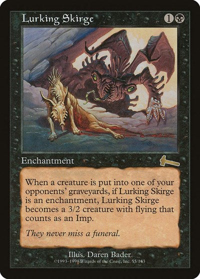 Lurking Skirge (ULG) #55 Rare Urza's Legacy Magic: The Gathering: 1999