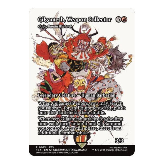Gilgamesh, Weapon Collector - Godo, Bandit Warlord (Showcase) (FCA) #13 Rare (Lightly Played) FINAL FANTASY: Through the Ages Magic: The Gathering: 2025