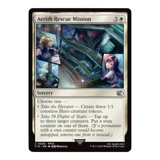 Aerith Rescue Mission (FIN) #5 Common FINAL FANTASY Magic: The Gathering: 2025