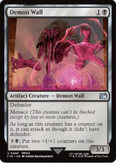 Demon Wall (FIN) #97 Uncommon FINAL FANTASY Magic: The Gathering: 2025