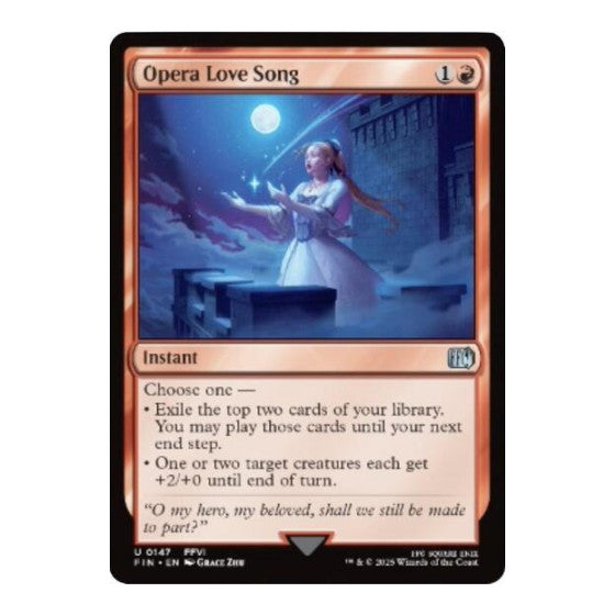 Opera Love Song (FIN) #147 Uncommon (Lightly Played) FINAL FANTASY Magic: The Gathering: 2025
