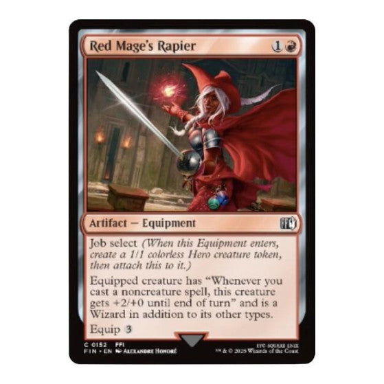 Red Mage's Rapier (FIN) #152 Common FINAL FANTASY Magic: The Gathering: 2025