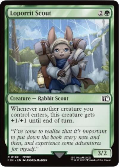 2025 Magic: FINAL FANTASY (FIN) - Loporrit Scout (#192, Common)