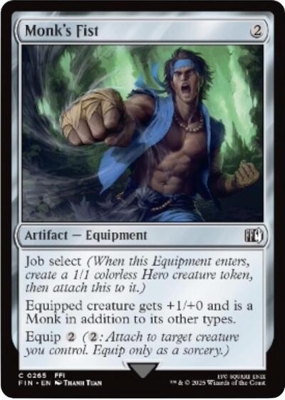 Monks Fist (FIN) #265 Common FINAL FANTASY Magic: The Gathering: 2025