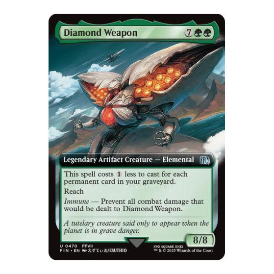 Diamond Weapon Extended Art (FIN) #470 Uncommon FINAL FANTASY Magic: The Gathering: 2025