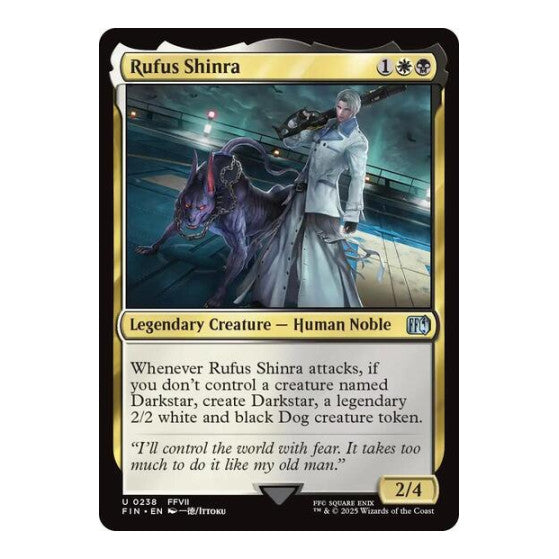 Rufus Shinra (FIN) #238 Uncommon FINAL FANTASY Magic: The Gathering: 2025