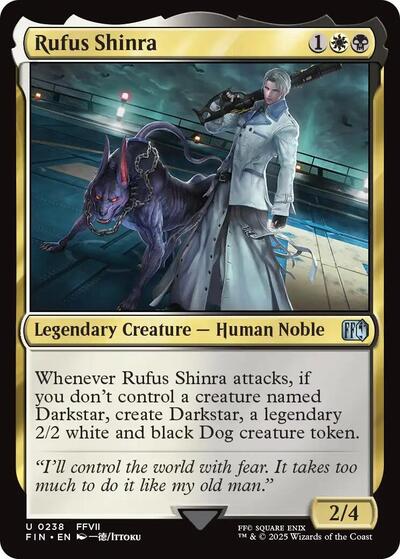 2025 Magic: FINAL FANTASY (FIN) - Rufus Shinra (#238, Uncommon)