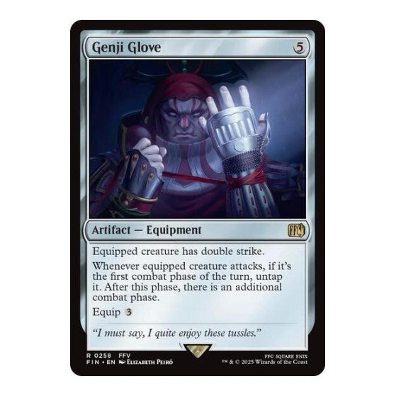 Genji Glove (FIN) #258 Rare (Lightly Played) FINAL FANTASY Magic: The Gathering: 2025