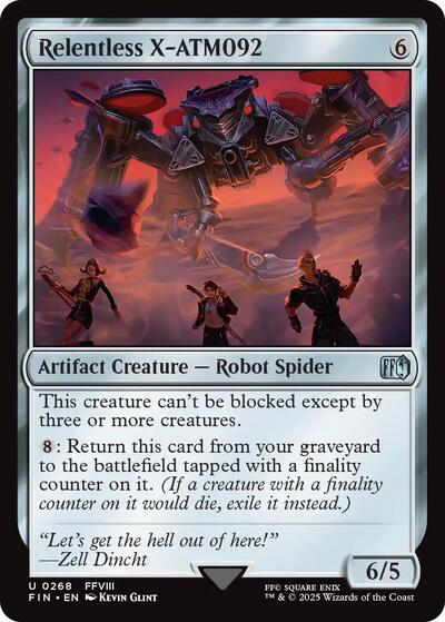 Relentless X ATM092 (FIN) #268 Uncommon FINAL FANTASY Magic: The Gathering: 2025