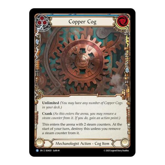 Copper Cog () #SEA021 Rare High Seas Flesh and Blood TCG: 2025