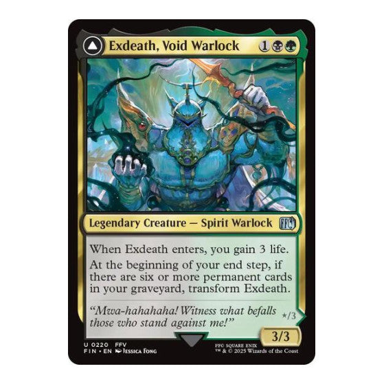 Exdeath, Void Warlock (FIN) #220 Uncommon FINAL FANTASY Magic: The Gathering: 2025