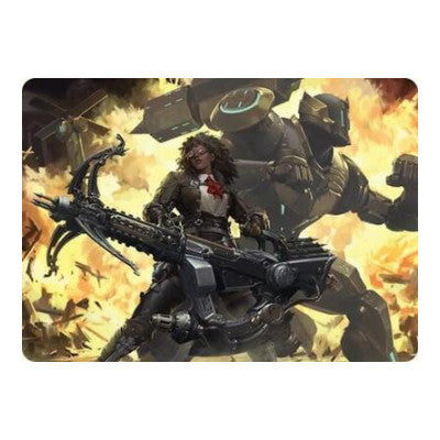 Machinist's Arsenal Art Card (ASFIN) #2 Special (Lightly Played) Art Series: FINAL FANTASY Magic: The Gathering: 2025