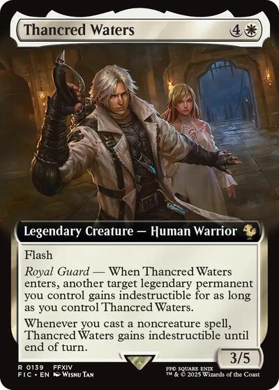 Thancred Waters Extended Art (FIC) #139 Rare (Lightly Played) Commander: FINAL FANTASY Magic: The Gathering: 2025