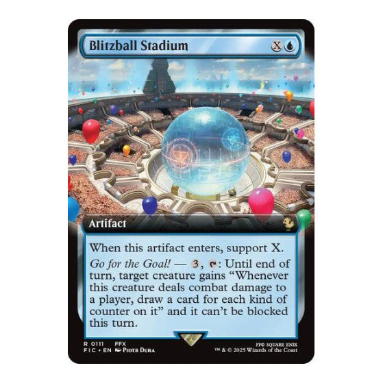 Blitzball Stadium (Extended Art) (FIC) #111 Rare (Lightly Played) Commander: FINAL FANTASY Magic: The Gathering: 2025