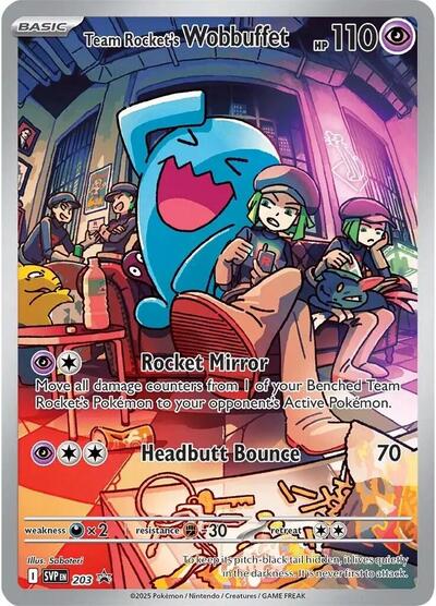Team Rocket's Wobbuffet (SVP) #203 Promo (Holofoil Near Mint) SV: Scarlet & Violet Promo Cards Pokemon: 2023