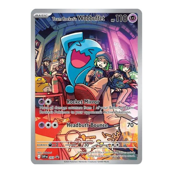 Team Rockets Wobbuffet (SVP) #203 Promo (Holofoil Near Mint) SV: Scarlet & Violet Promo Cards Pokemon: 2023