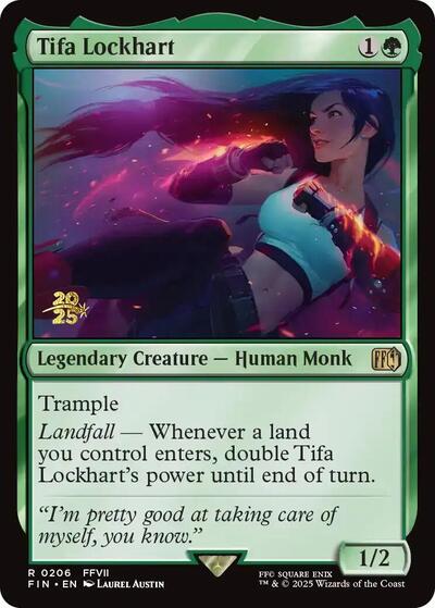 Tifa Lockhart (PRE) #206s Rare (Foil Lightly Played) Prerelease Cards Magic: The Gathering: 2026