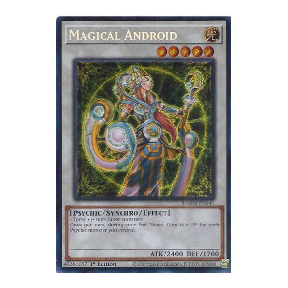 Magical Android (BLMM) #BLMM-EN147 Secret Rare (1st Edition Near Mint) Battles of Legend: Monster Mayhem YuGiOh: 2025