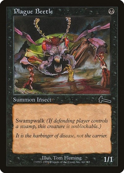 Plague Beetle (ULG) #64 Common Urza's Legacy Magic: The Gathering: 1999
