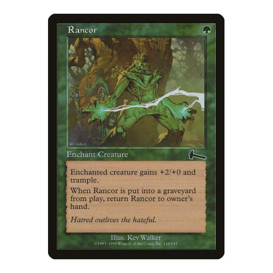 Rancor (ULG) #110 Common (Moderately Played) Urza's Legacy Magic: The Gathering: 1999