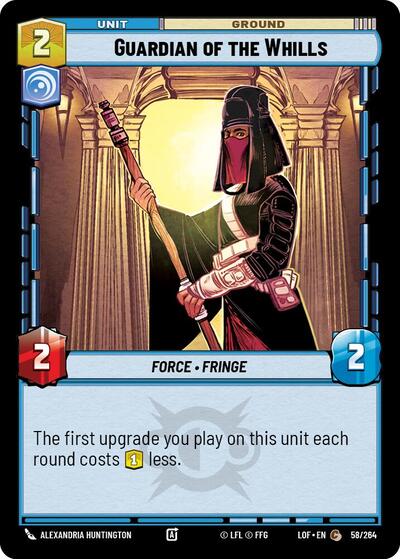 Guardian of the Whills (LOF) #058/264 Common (Near Mint) Legends of the Force Star Wars: Unlimited: 2025