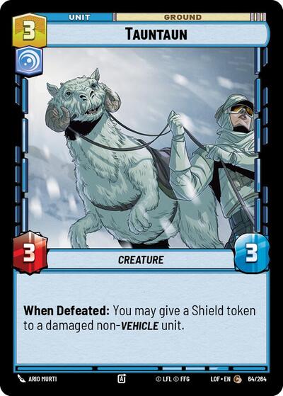 2025 Star Wars Unlimited: Legends of the Force (LOF) - Tauntaun (#064/264, Common) (Near Mint)