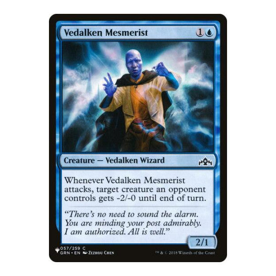 Vedalken Mesmerist (LIST) #057/259 Common (Lightly Played) The List Reprints Magic: The Gathering: 2026