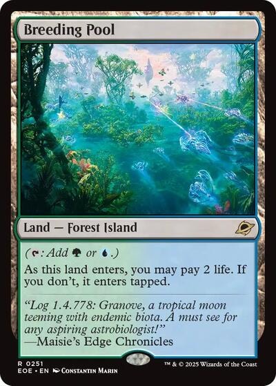 Breeding Pool (EOE) #251 Rare (Near Mint) Edge of Eternities Magic: The Gathering: 2025