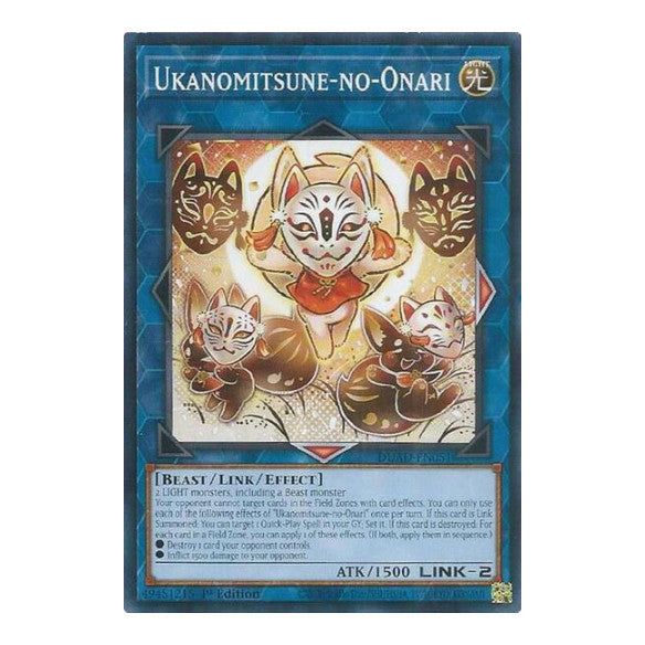 Ukanomitsune-no-Onari (DUAD) #DUAD-EN051 Common / Short Print (1st Edition Near Mint) Duelist's Advance YuGiOh: 2025