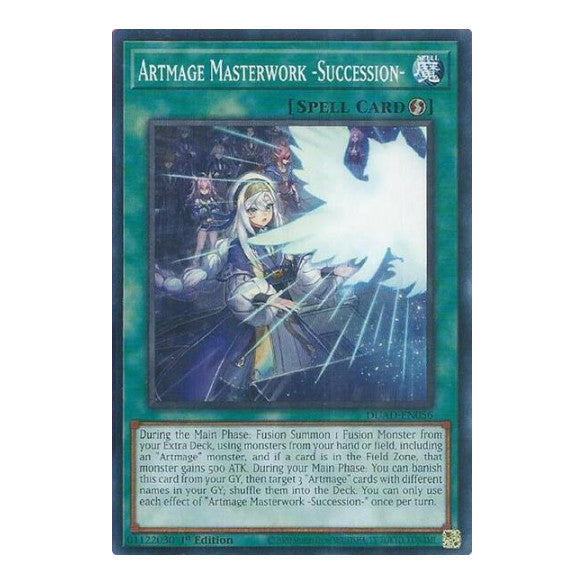 Artmage Masterwork -Succession- (DUAD) #DUAD-EN056 Common / Short Print (1st Edition Near Mint) Duelist's Advance YuGiOh: 2025
