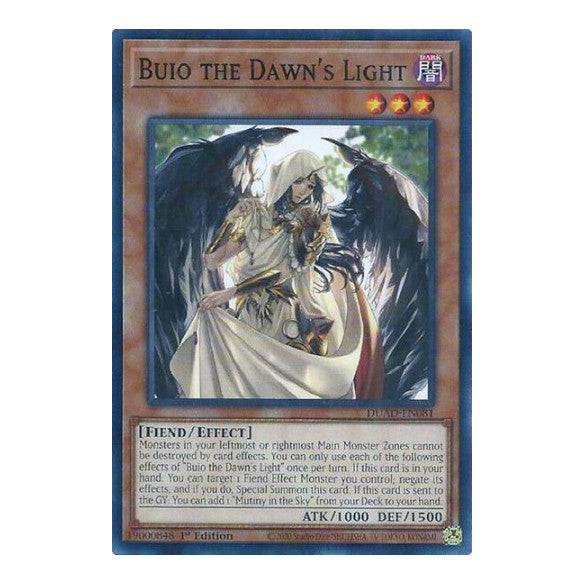 Buio the Dawn's Light (DUAD) #DUAD-EN081 Common / Short Print (1st Edition Near Mint) Duelist's Advance YuGiOh: 2025