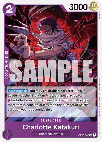 Charlotte Katakuri (Tournament Pack 2025 Vol. 3) (OP-PR) #OP08-062 Uncommon (Near Mint) One Piece Promotion Cards One Piece Card Game: 2022