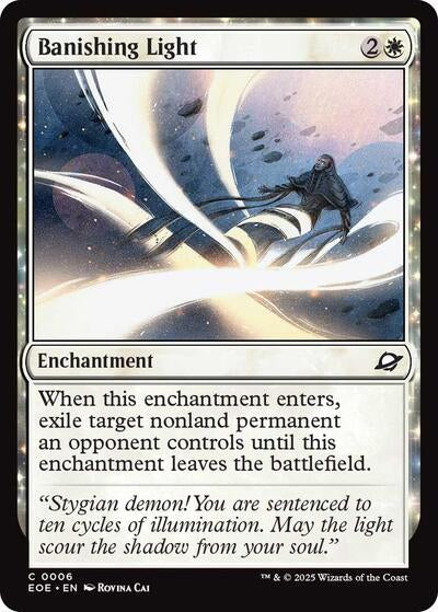 2025 Magic: Edge of Eternities (EOE) - Banishing Light (#6, Common)