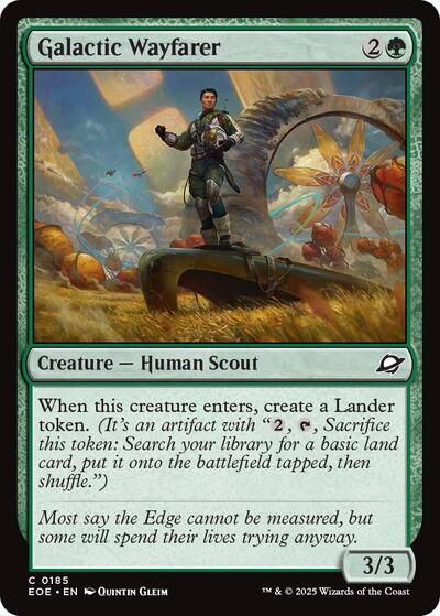 Galactic Wayfarer (EOE) #185 Common Edge of Eternities Magic: The Gathering: 2025