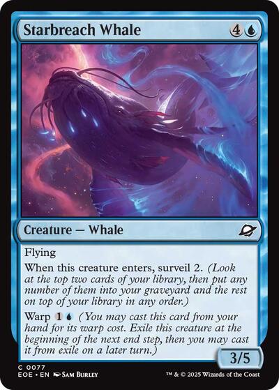 Starbreach Whale (EOE) #77 Common Edge of Eternities Magic: The Gathering: 2025