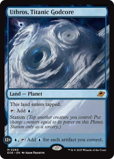 Uthros Titanic Godcore (EOE) #260 Mythic Rare (Near Mint) Edge of Eternities Magic: The Gathering: 2025