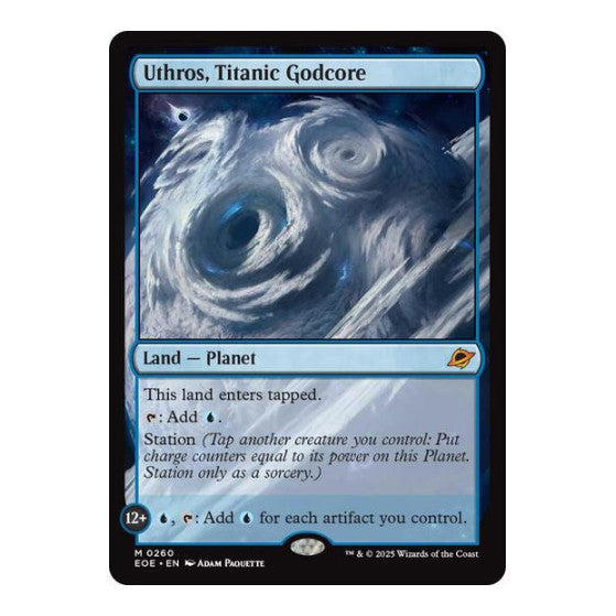 Uthros, Titanic Godcore (EOE) #260 Mythic Rare (Near Mint) Edge of Eternities Magic: The Gathering: 2025