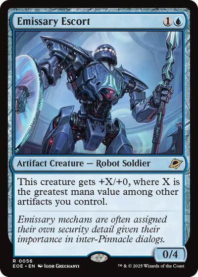 Emissary Escort (EOE) #56 Rare (Lightly Played) Edge of Eternities Magic: The Gathering: 2025