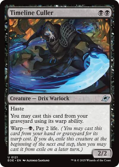 Timeline Culler (EOE) #121 Uncommon (Lightly Played) Edge of Eternities Magic: The Gathering: 2025