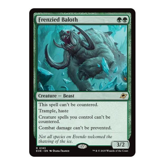 Frenzied Baloth (EOE) #183 Rare Edge of Eternities Magic: The Gathering: 2025